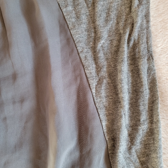 Aeropostale || grey tank with sheer cut back - Picture 5 of 5
